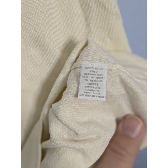 Charter Club Womens Ivory Sleeveless Knit Tank Top L Cotton classic quiet luxury - Picture 8 of 10